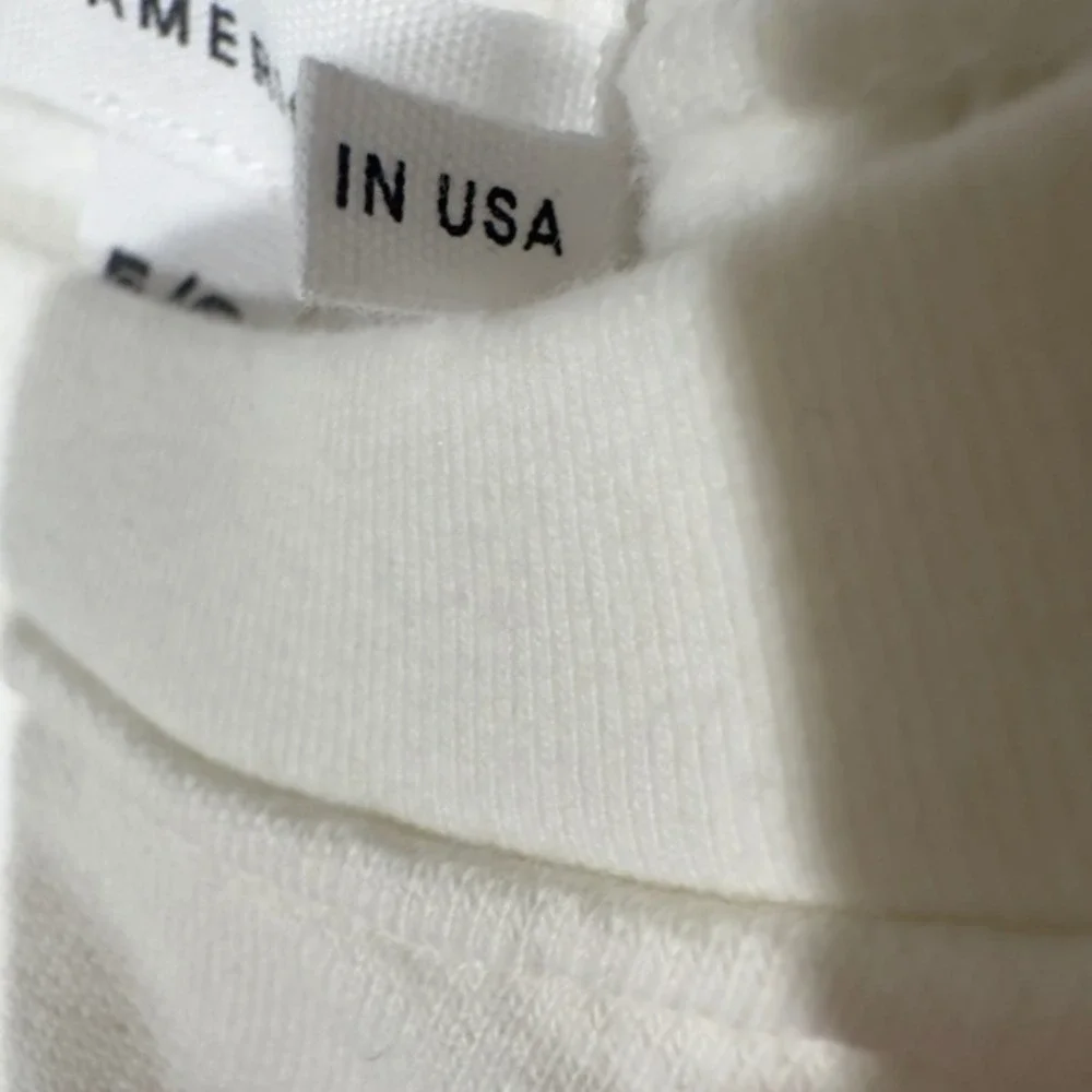 Good American Kids All Good Crewneck Sweatshirt Ivory Size 5/6